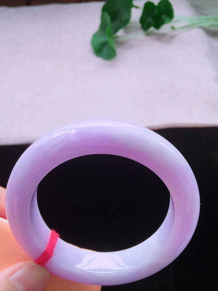 Violet Jadeite Bangle - 4