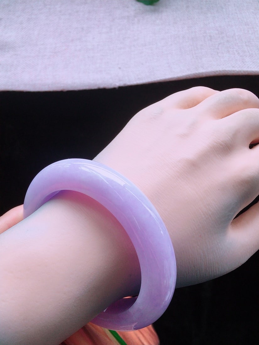 Violet Jadeite Bangle - 5