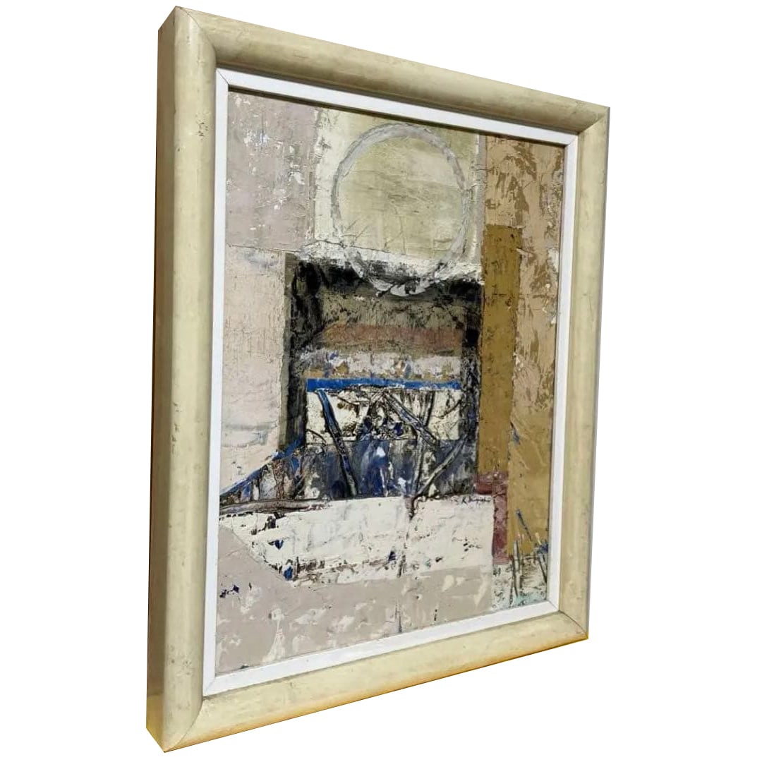 Masterpiece by Migishi Kotaro, Oil Painting, Abstract, Original Work, Approximately F8, Former Work,: Masterpiece by Migishi Kotaro, Oil Painting, Abstract, Original, Approximately F8, Old Work, Authenticity Guaranteed, Gallery Handled About this painting This is a remarkable work. The artwork shows s