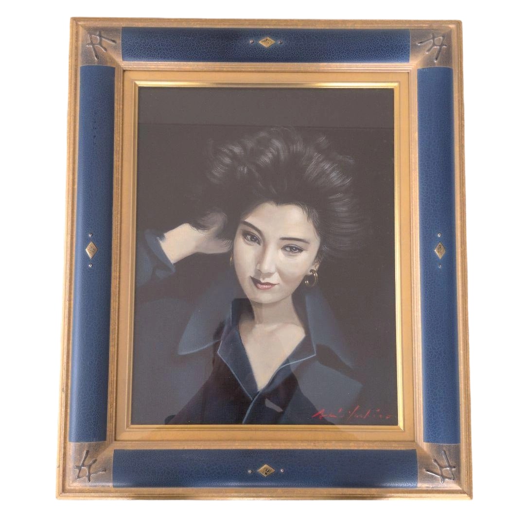 Authentic Oil Painting Self-Portrait by Yashiro Aki (1 of 8)