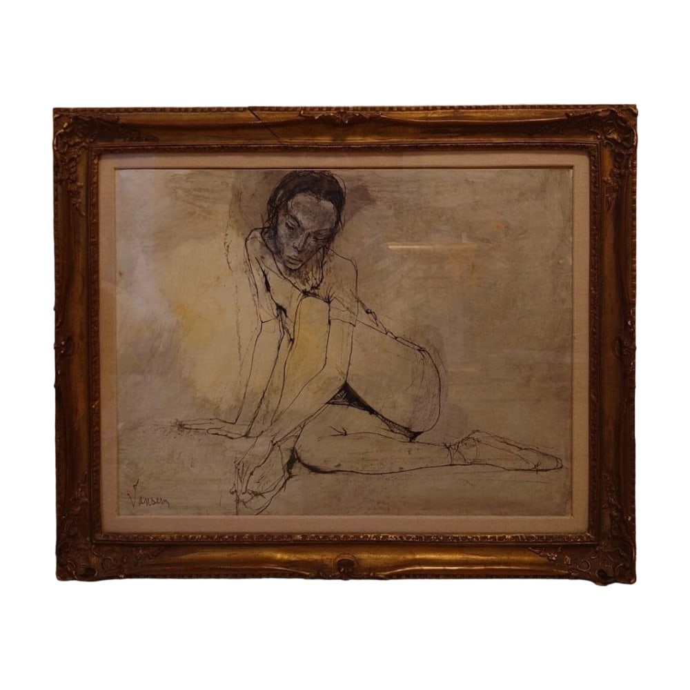 Authenticity Guaranteed, Handled by Nichido Gallery, Jean Jansem, Handwritten, Valuable "Ballerina" (1 of 10)