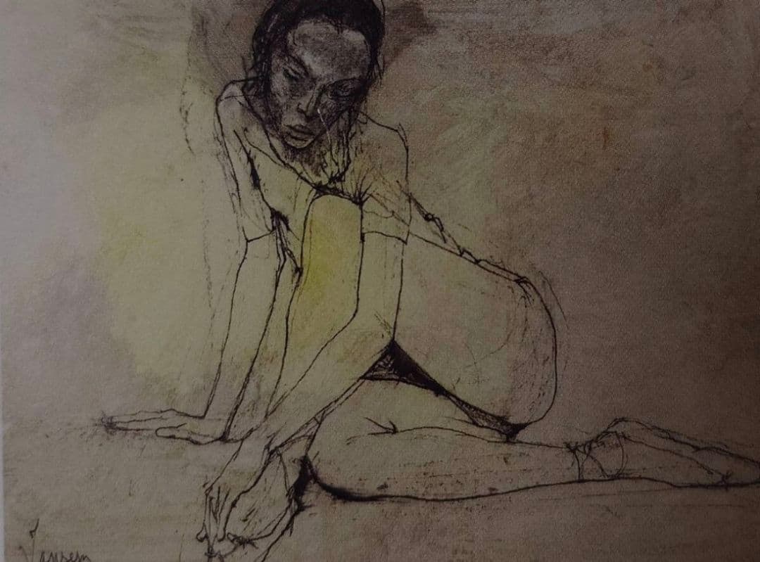 Authenticity Guaranteed, Handled by Nichido Gallery, Jean Jansem, Handwritten, Valuable "Ballerina" - 3