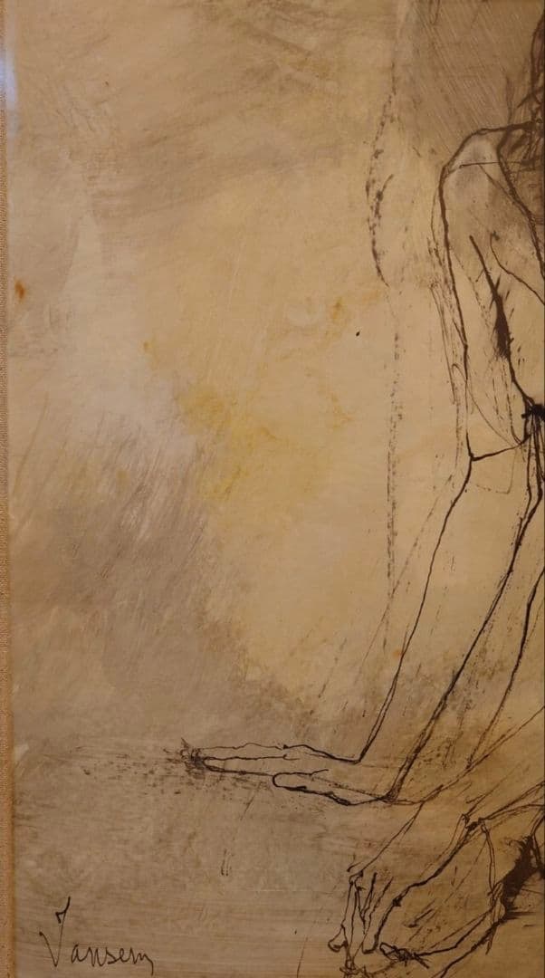 Authenticity Guaranteed, Handled by Nichido Gallery, Jean Jansem, Handwritten, Valuable "Ballerina" - 6
