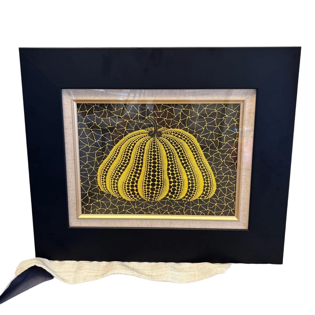 Yayoi Kusama, Yellow Pumpkin, Copy, Hand-painted Oil Painting: Yayoi Kusama, Yellow Pumpkin, Copy, Hand-painted Oil This is a reproduction. Please be careful not to confuse it with the original to avoid purchasing errors. The item will be sold as shown in the