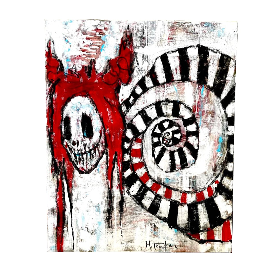 Original art works, illustrations, canvases, oil paintings, acrylic paintings.: Original Artworks, Illustrations, Canvas, Oil Paintings, Acrylic Paintings "002 Below" Canvas, Dimensions 15,6500 mm x 530 mm Unframed The item will be shipped in a cardboard box. [Profile] Graduated 
