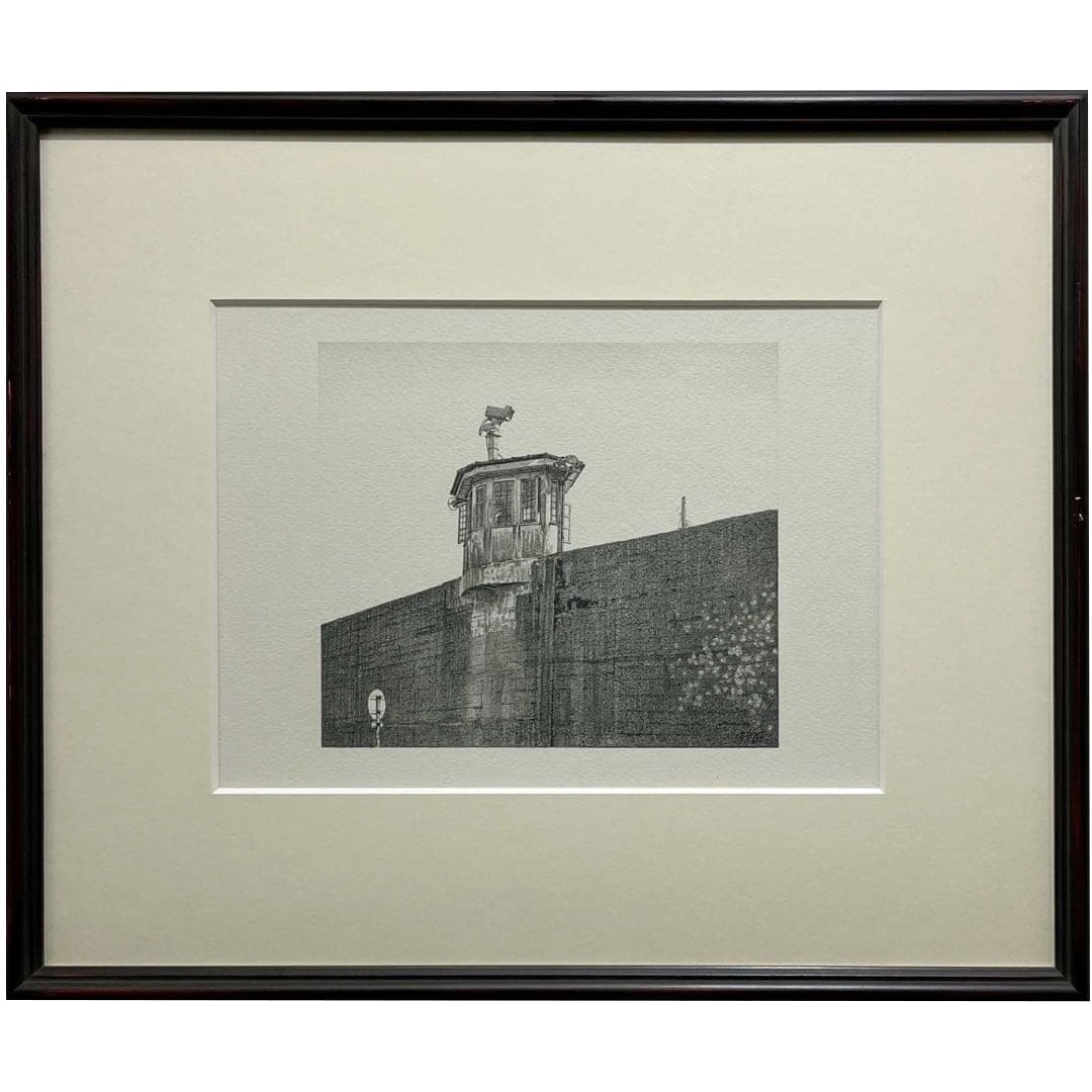 Noda Hiroshi, Fuchu Prison, 1985, Pencil Drawing (1 of 6)