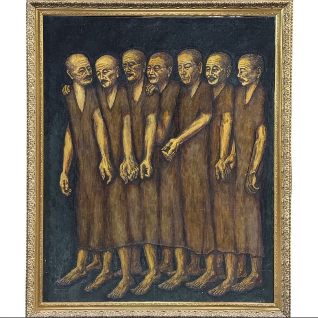 Teranaka Yasunao "A-Class Seven Deaths" Oil on Canvas, F100 Size (1 of 10)