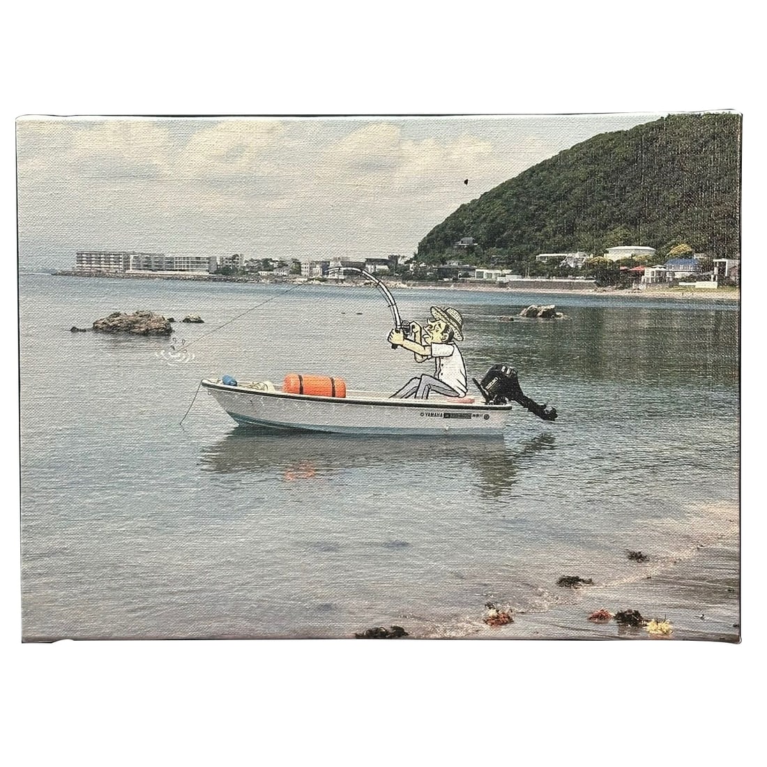 Authenticity Guaranteed: ESOW "River Play" Original Painting: Authenticity Guaranteed ESOW "River Play" Original Artwork Certificate Inspection Kyne Kaws Murakami Takashi Yairi Koichi Hanai Yusuke Jun Oson Hanai Yusuke Hashimoto Yutaka Nara Yoshitomo Haroshi Dim