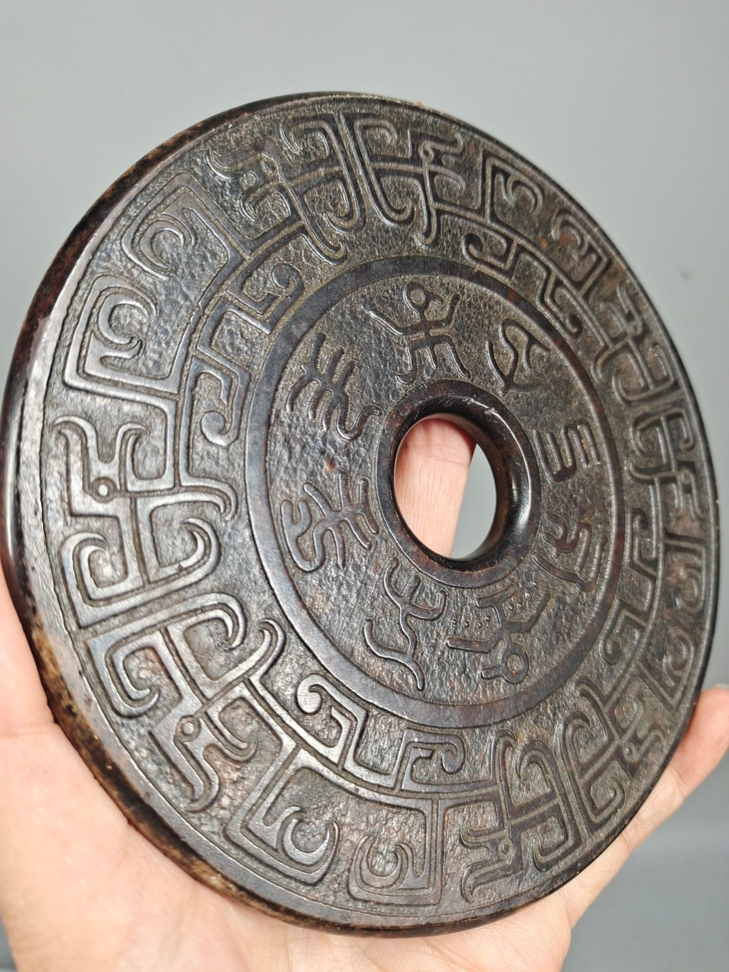 Ancient Jade Bi - 6
