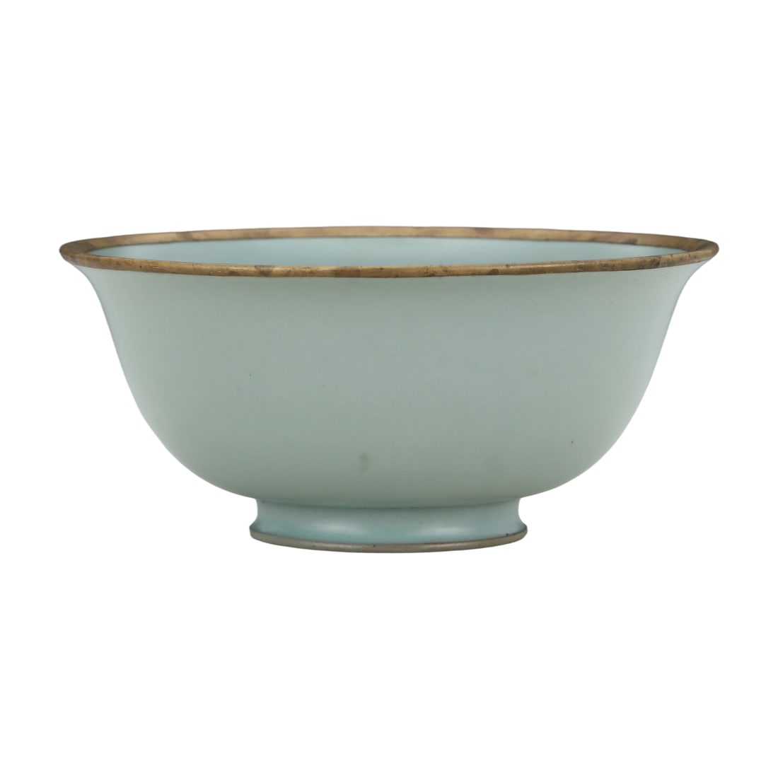 Song Dynasty Ru Kiln Sky Blue Glazed Bowl with Rolled Feet (1 of 10)