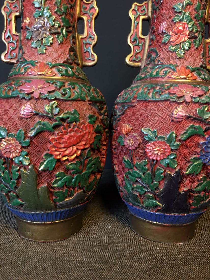Lacquer Painted Vase - 7