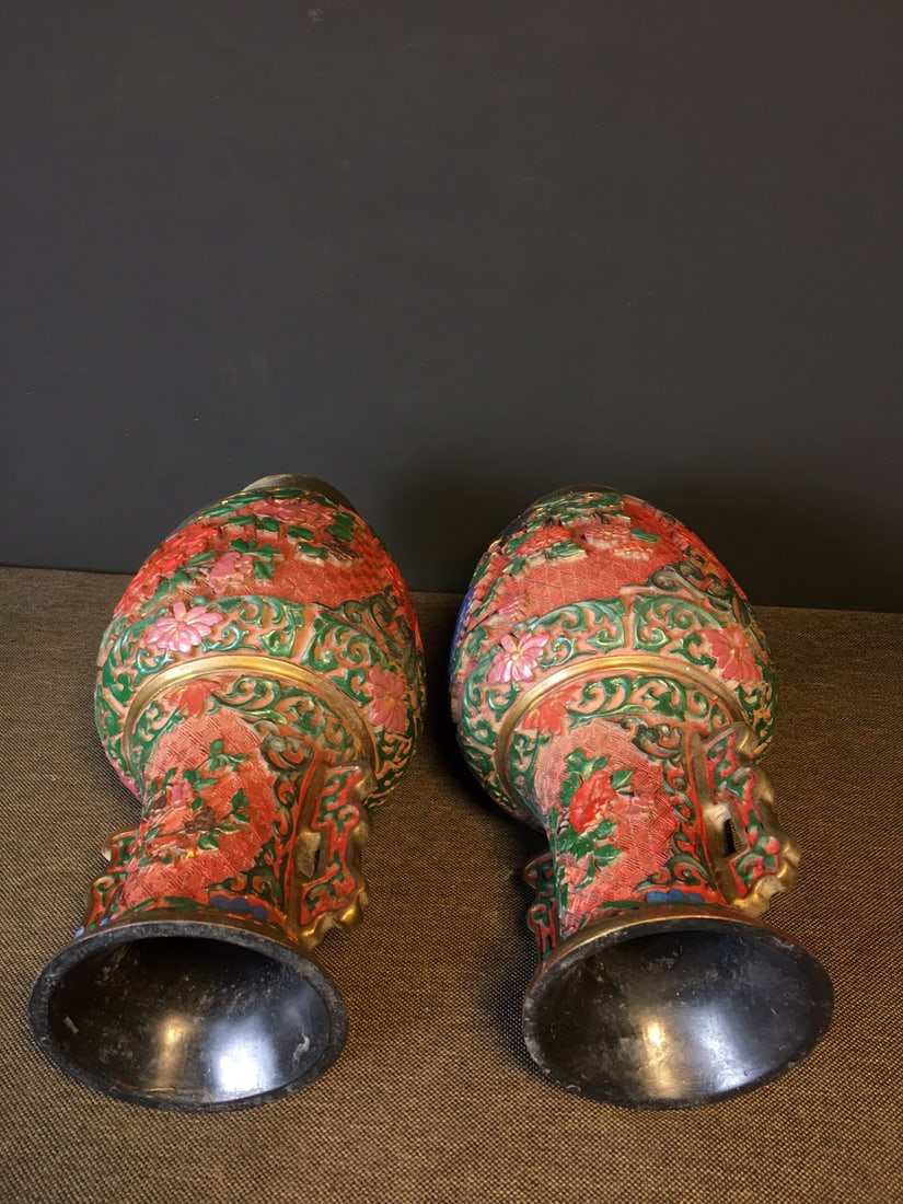Lacquer Painted Vase - 9