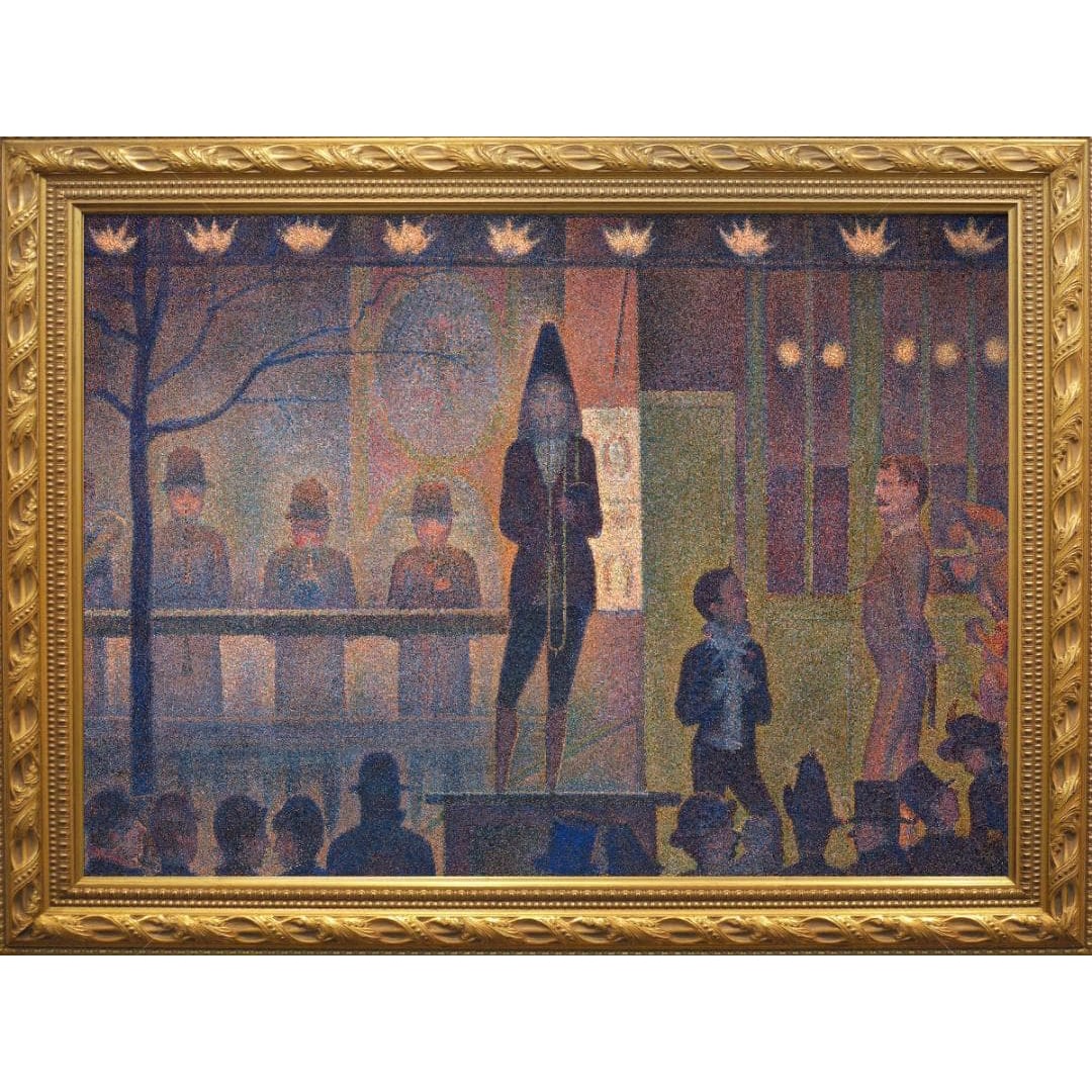 Georges Seurat, "Circus Sideshow" A3 (1 of 5)