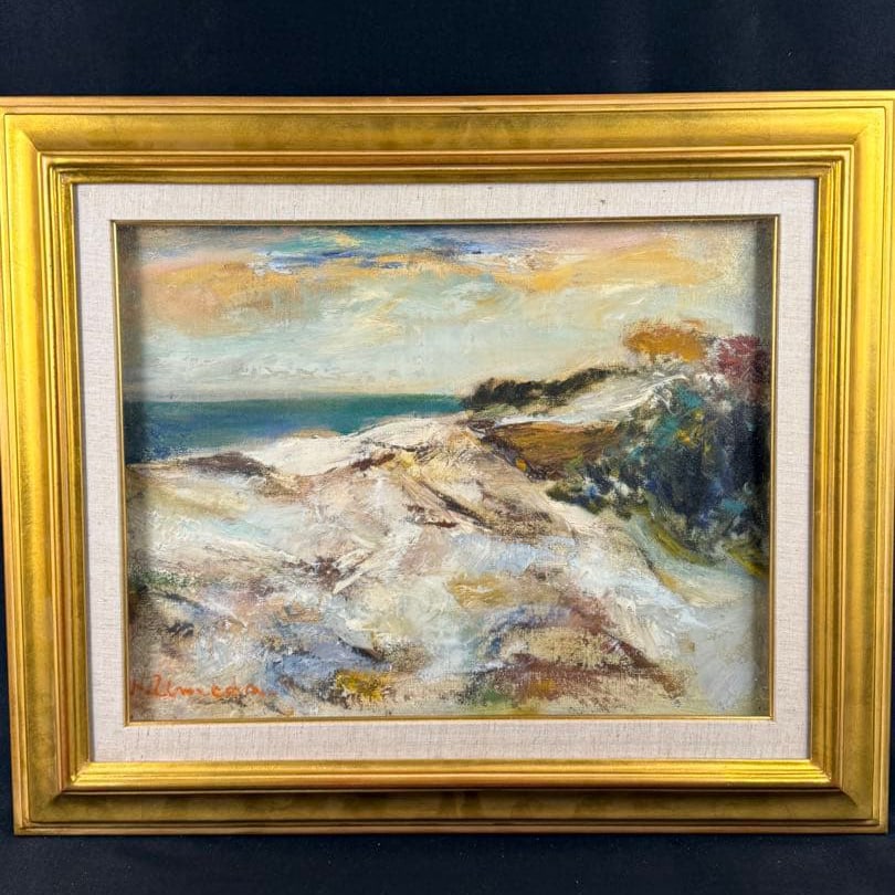 Umeda Hiroyuki "Tottori Sand Dunes" 1986 Original Oil Painting (1 of 6)