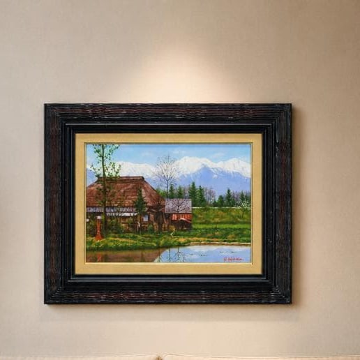 Wada Yoshiro, "Mizunurumukoro," Oil on Canvas, Size 4. (1 of 8)