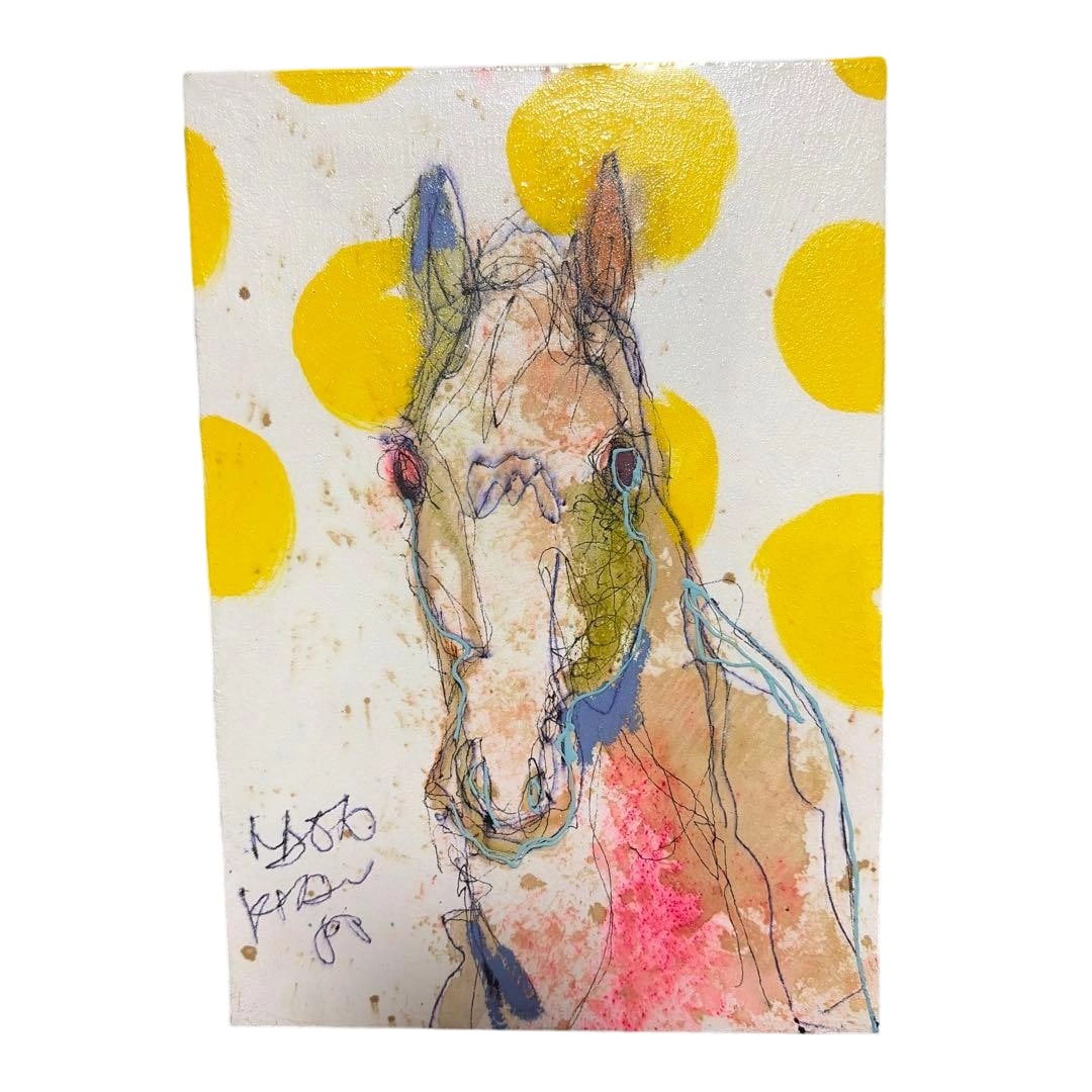 Kitamura Naoto "Gracefully Walking the Path, Never Losing the Way Horse" SM Size: Title Original Painting by NAOTO KITAMURA - Horse Description NAOTO KITAMURA 28204 "The Horse that Walked Gracefully and Never Lost Its Way" SM Size (227 mm x 158 mm) It has been stored as a collectib