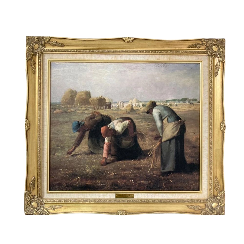 Millet "The Gleaners" Oil Painting, Size F10 (1 of 19)