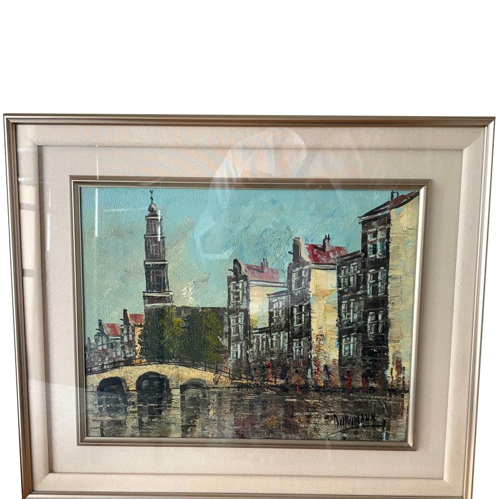 Oil Painting - European Streetscape (1 of 2)