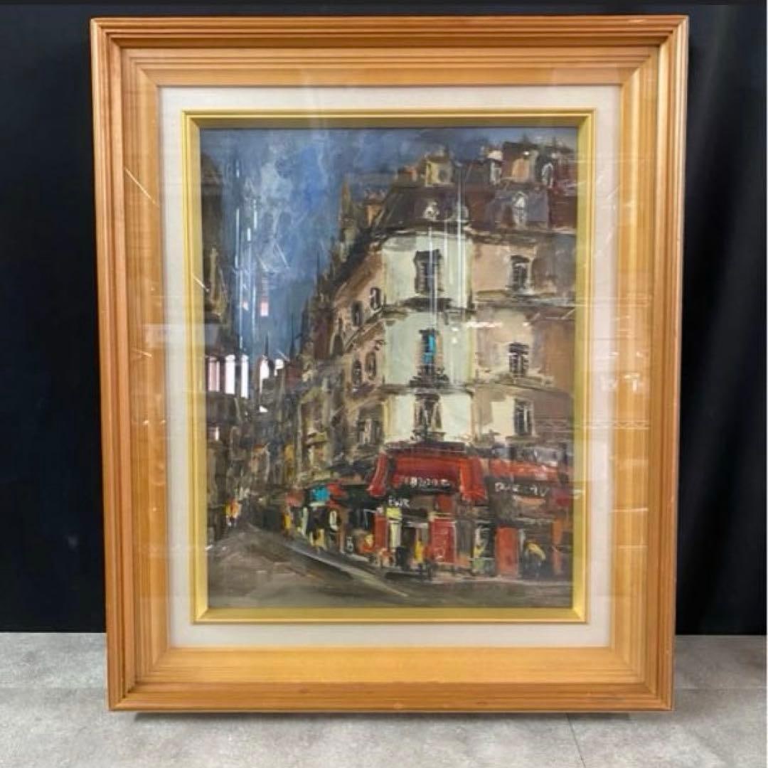 Makito Taiji "Machikado Rue RicheR PARIS" Oil Painting - 3
