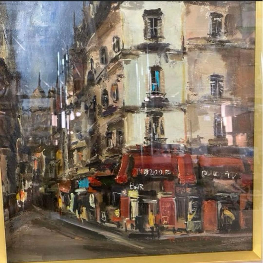 Makito Taiji "Machikado Rue RicheR PARIS" Oil Painting - 6