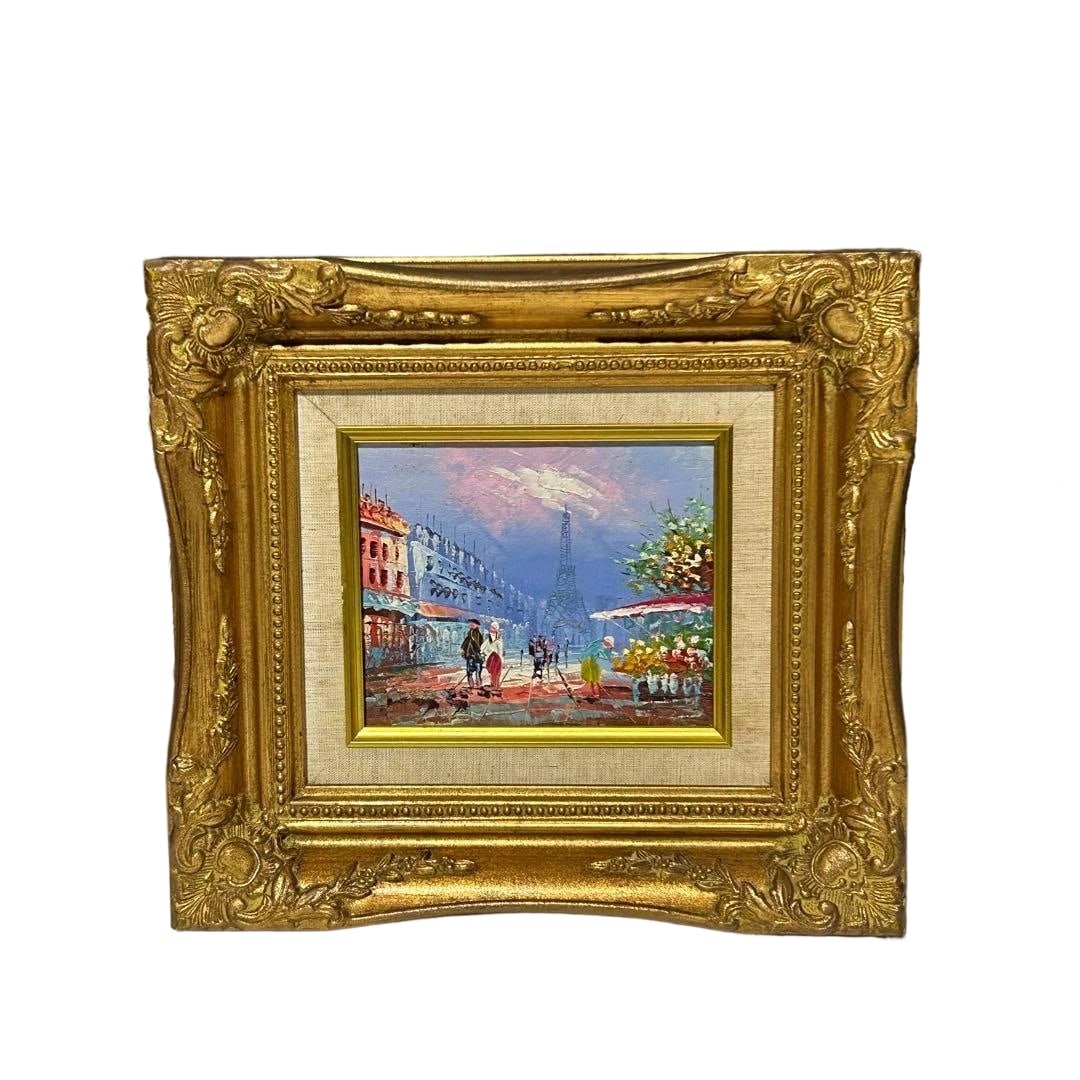 Eiffel Tower Oil Painting, Small Size (1 of 14)