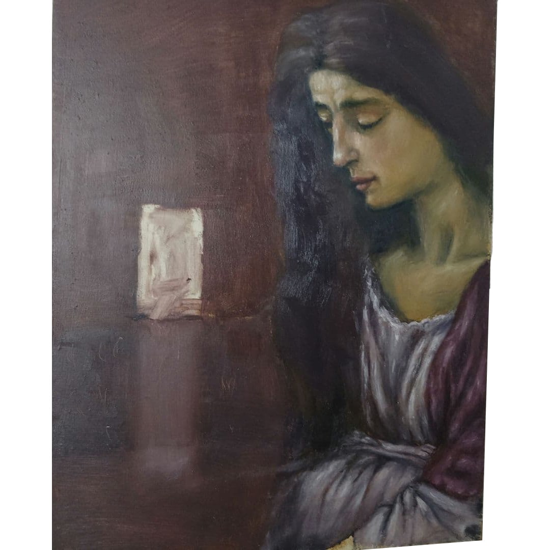 Oil Painting of "The Penitent Mary Magdalene" (1 of 5)