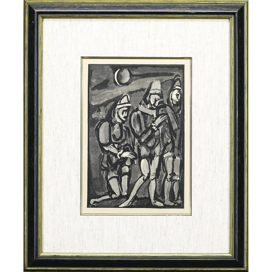 Georges Rouault "Circus of the Flowing Stars II" Woodblock Print: Title Georges Rouault "Circus of the Flowing Stars II" Woodblock Print Description Georges Rouault Georges Rouault (born in Paris in 1871 - died in 1958) began training as a stained glass maker at the