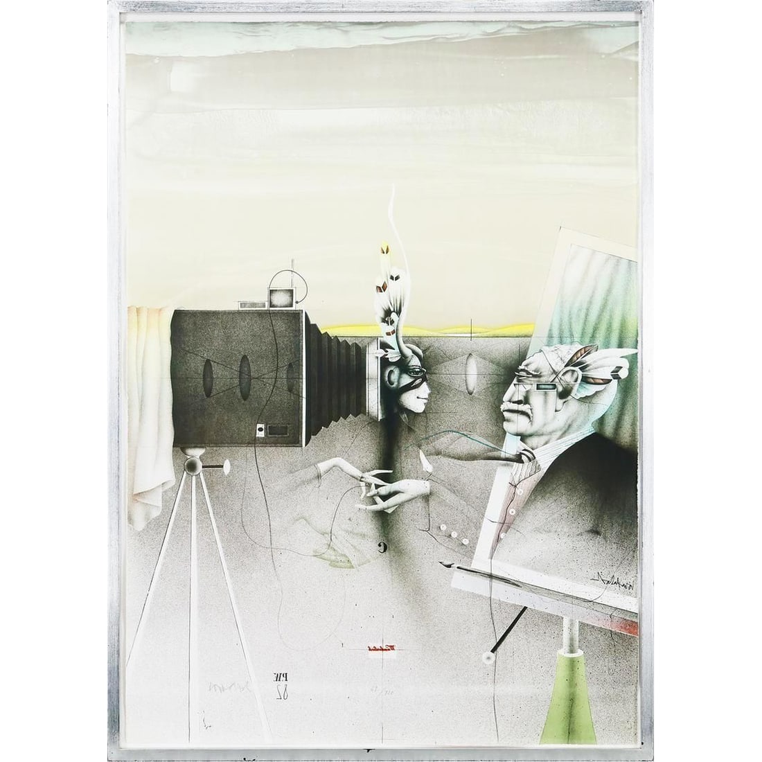 Paul Wunderlich "Kommunication" Lithograph (1 of 9)