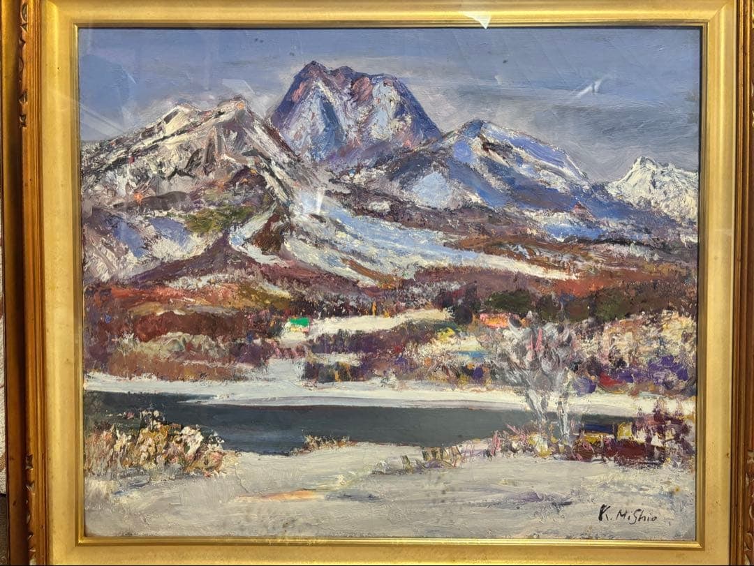 Sanenari Kiyomi "Painting" Oil Painting - 2