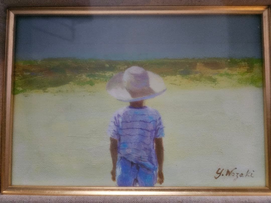 Y. Nozaki "Haru no Hi" Oil Painting - 3