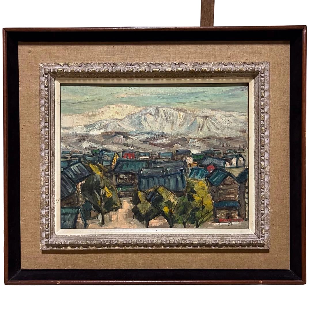 miya Hiroshi "Sanroku-ga" Oil Painting (1 of 10)