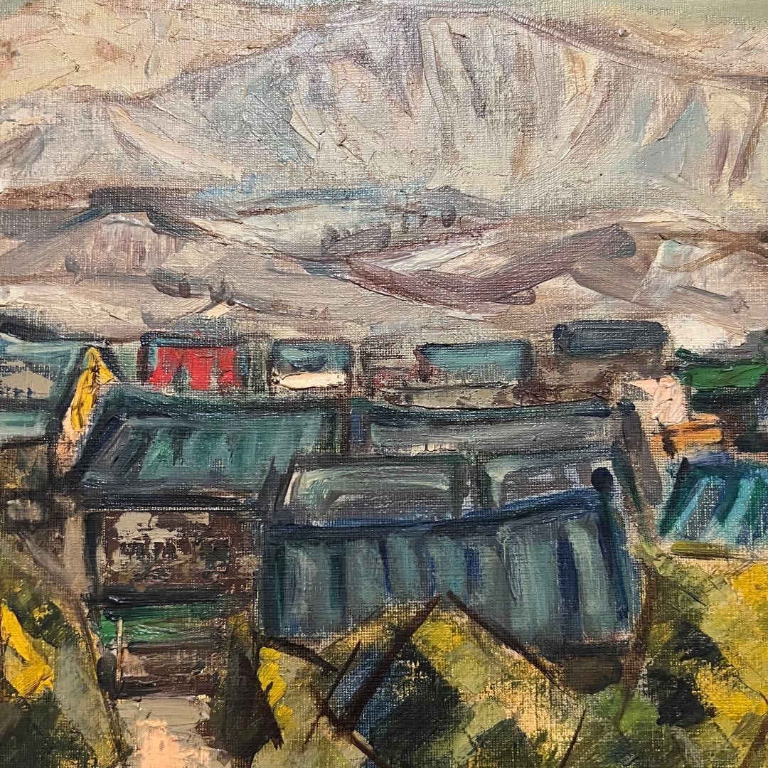 miya Hiroshi "Sanroku-ga" Oil Painting - 7