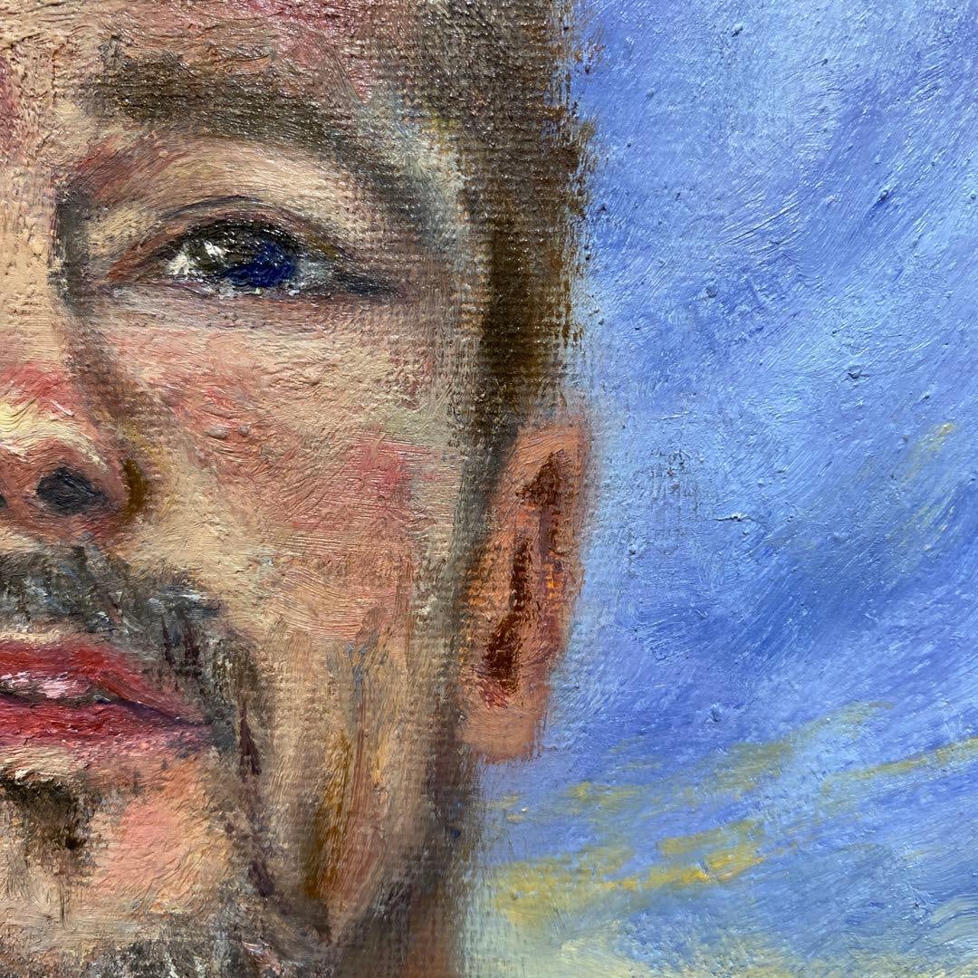 Oil Painting "Naku Otoko" F3 Size - 3