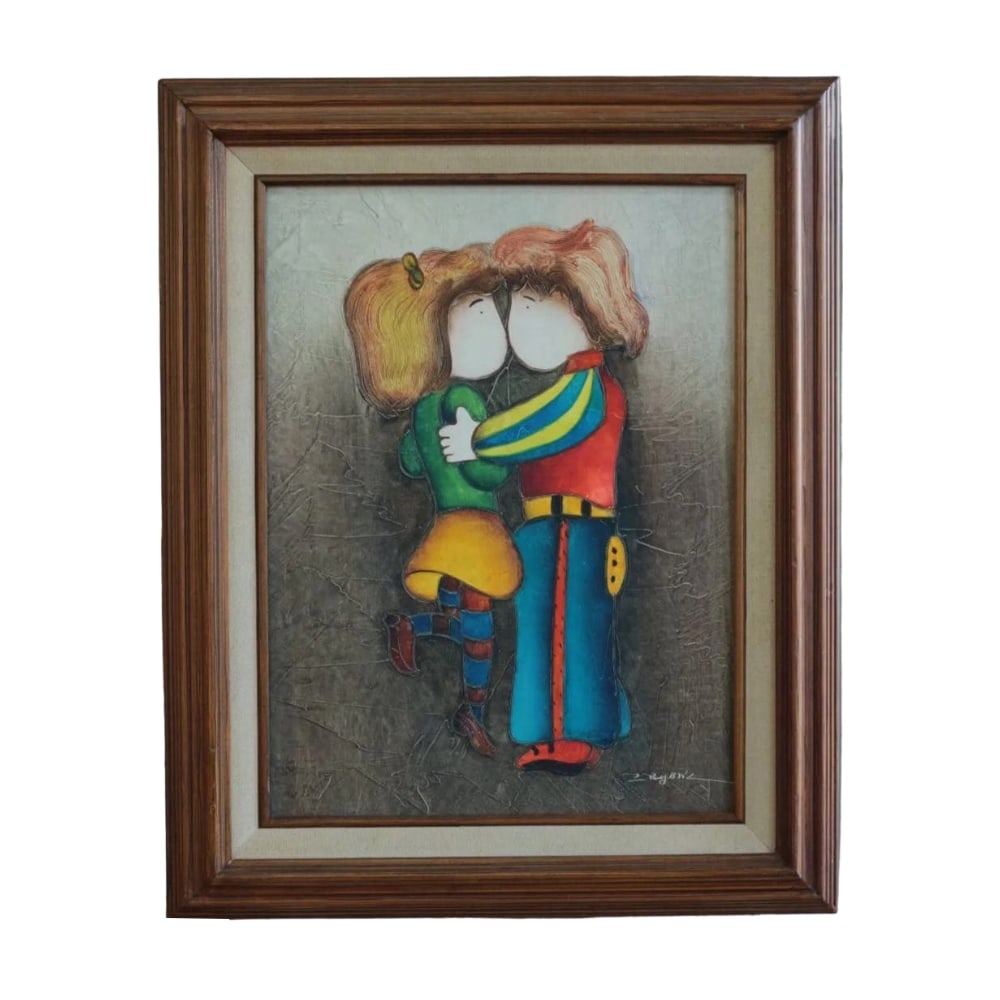 Untitled, Oil on Canvas, F6 Size / J. Roybal: Title Untitled F6 / J. Roybal (Oil Painting) Description Dimensions: Width 30.7 x Height 40.8 x Depth XX.X (cm) Condition: Good Signature present Dimensions: Width 42.8 x Height 53.3 x Depth 3.6 (cm) 