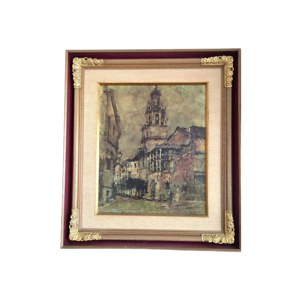 Kodama Yukio "Fukeiga" Oil Painting (1 of 6)