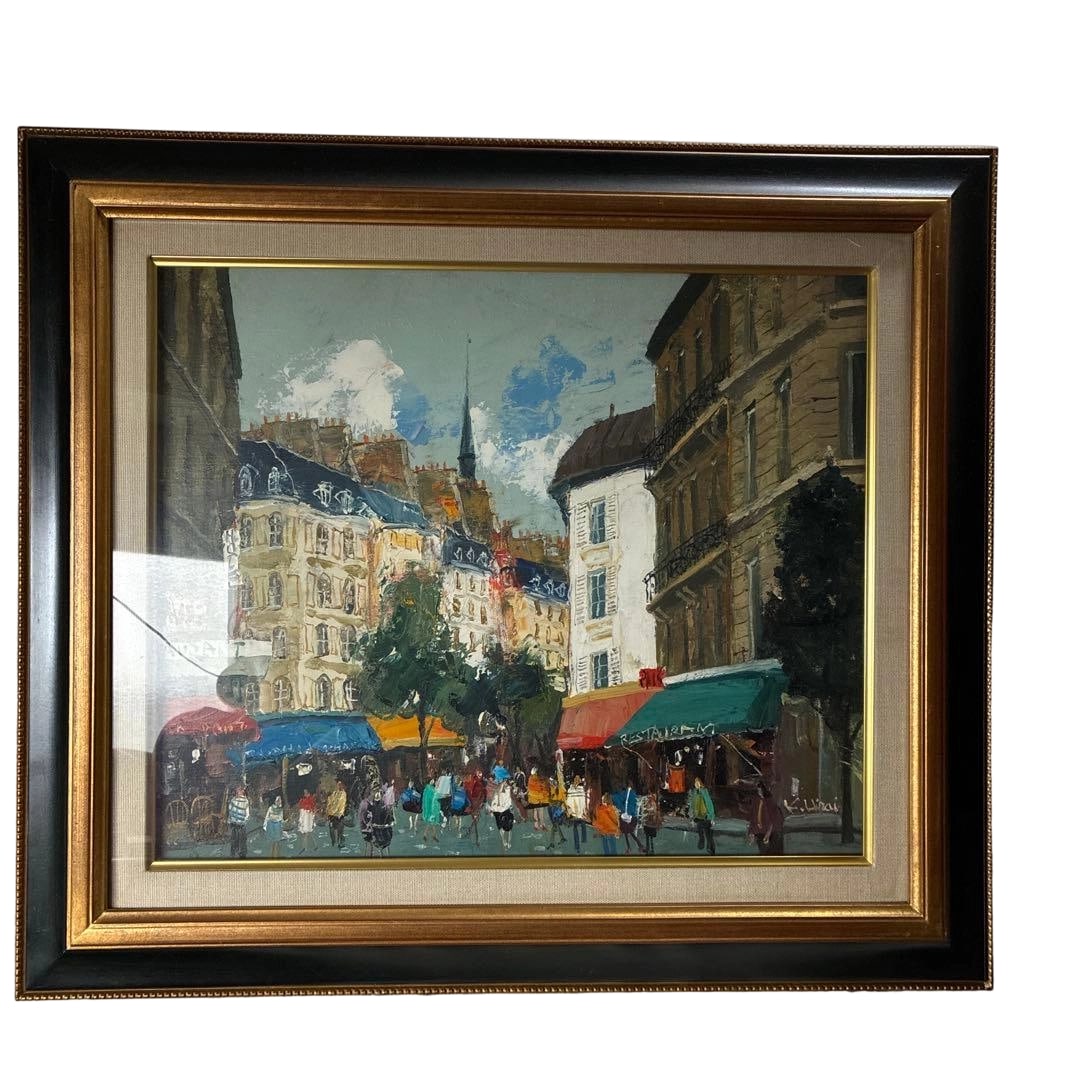 Hirai Kazuo "Paris" Oil Painting F8 (1 of 12)