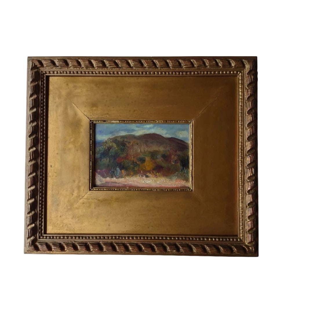 Yamamoto Kanae "Asamayama" Oil Painting (1 of 5)