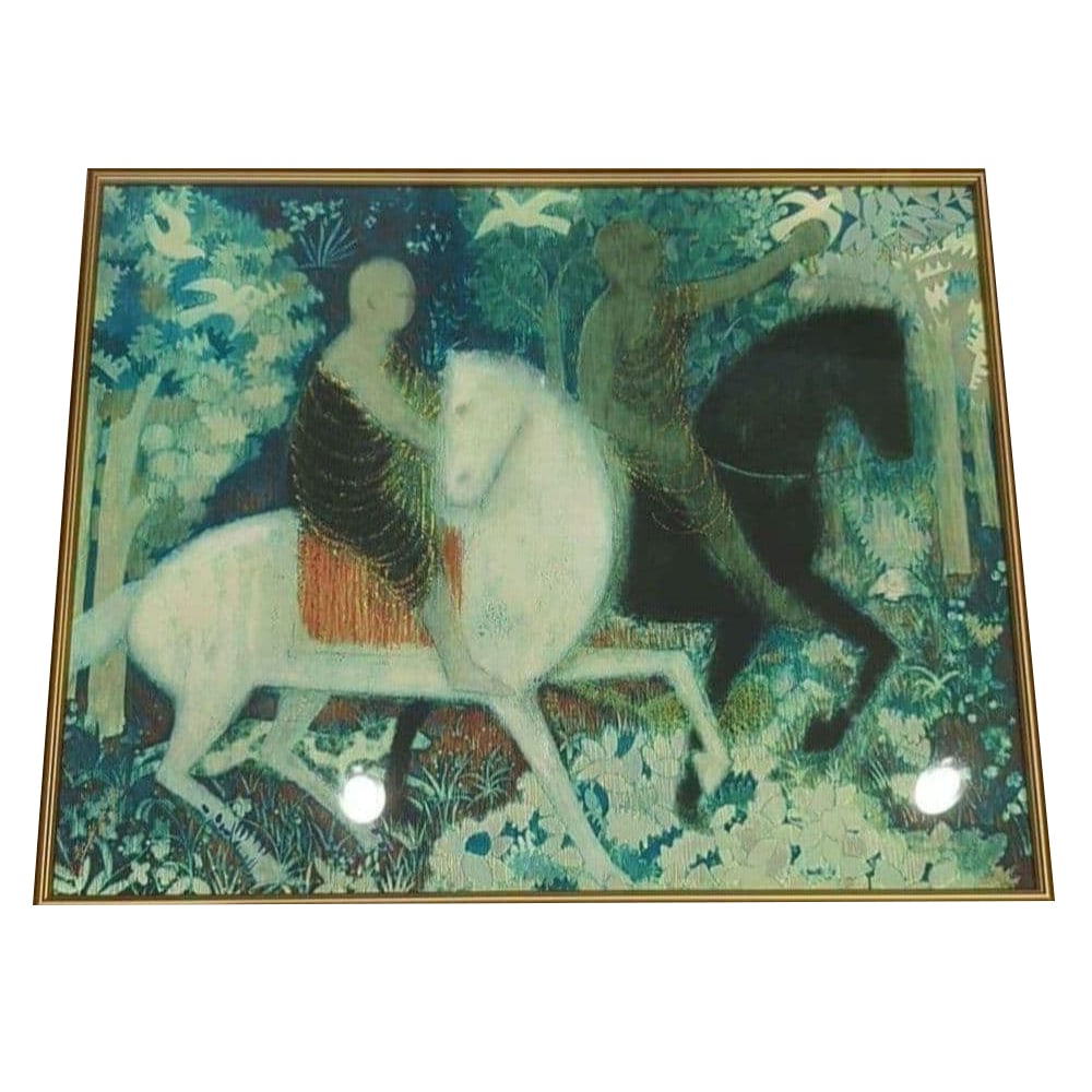 Hirayama Ikuo "Buddhist Transmission" Painting: Title Special Price Ikuo Hirayama "Arrival of Buddhism" Painting UNESCO Limited Edition of 300 with Certificate of Authenticity Description A specially limited edition art piece "Arrival of Buddhism" 