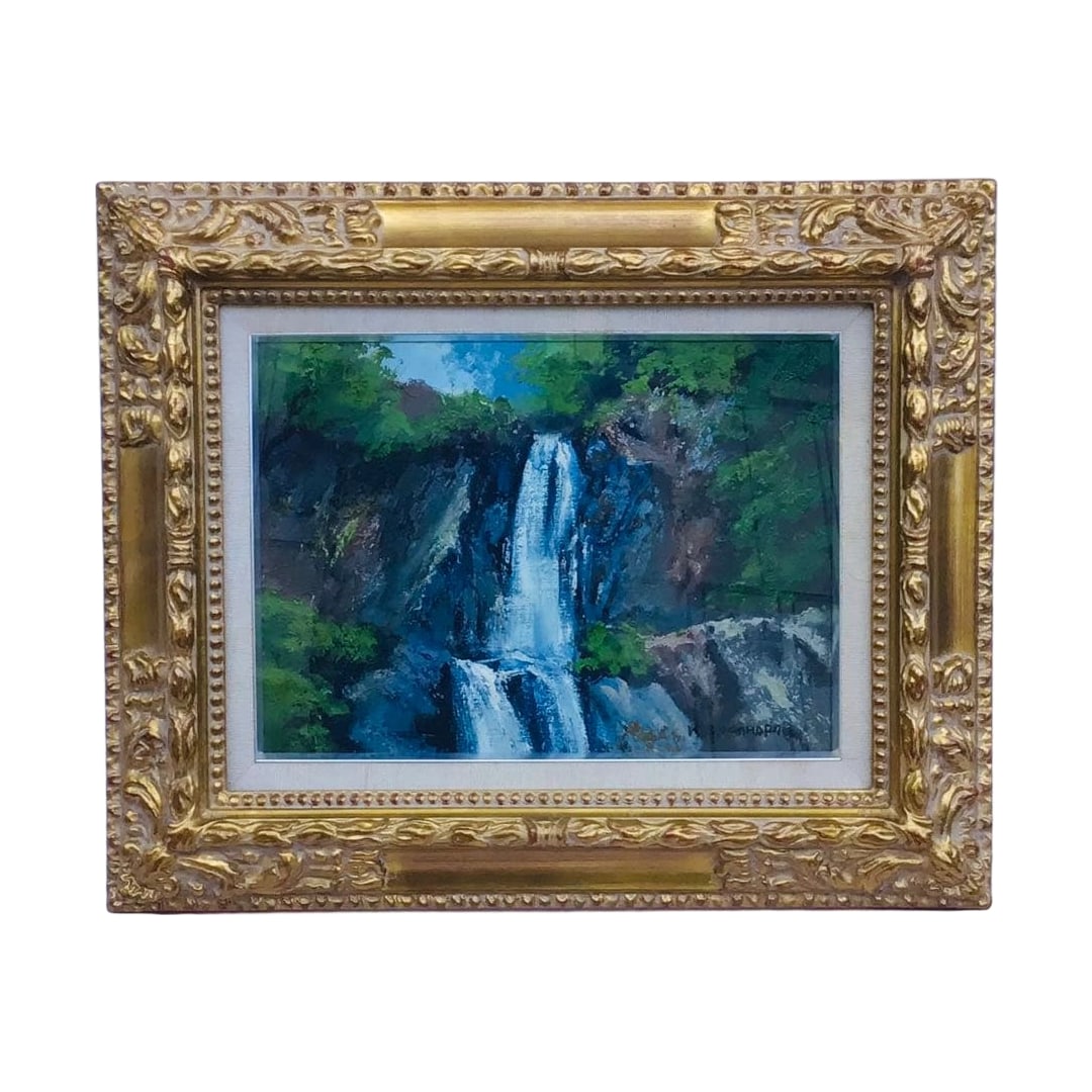 Sugawara Keigo "Okutama, Mitsugama no Taki" Oil on Canvas, Size F4 (1 of 16)