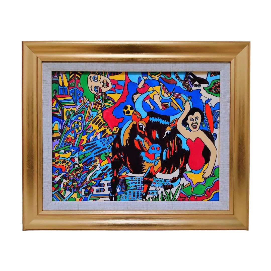 Jimmy Ohnishi "Flamenco" Oil Painting, Size F6 (1 of 14)