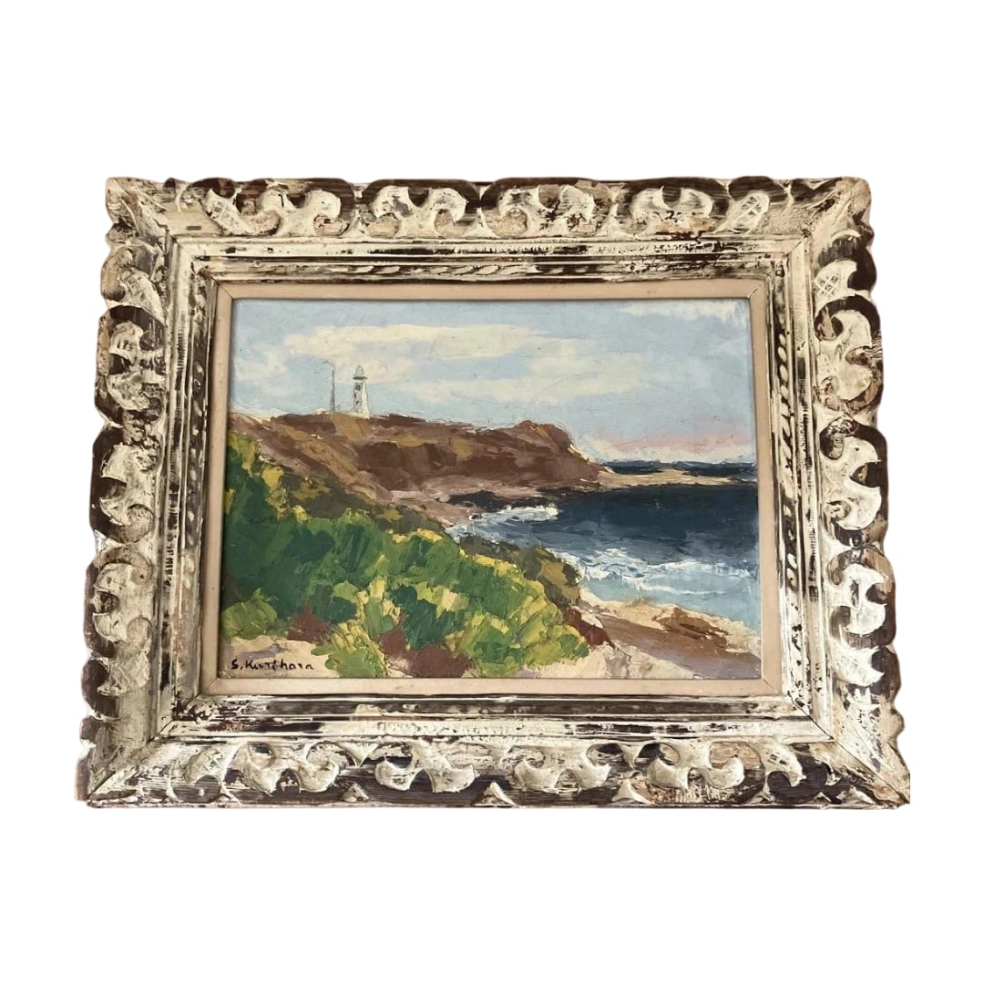 Oil Painting "Seaside and Lighthouse" (1 of 9)