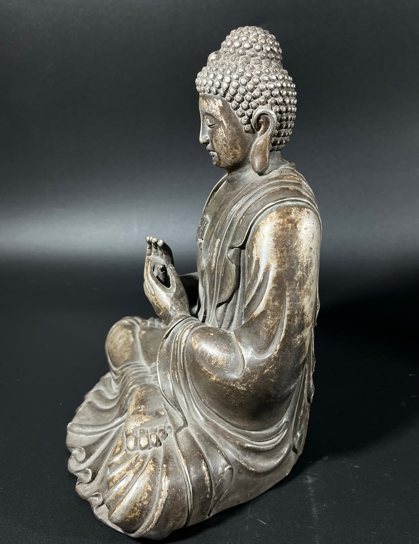 Silver Buddha Statue - 5