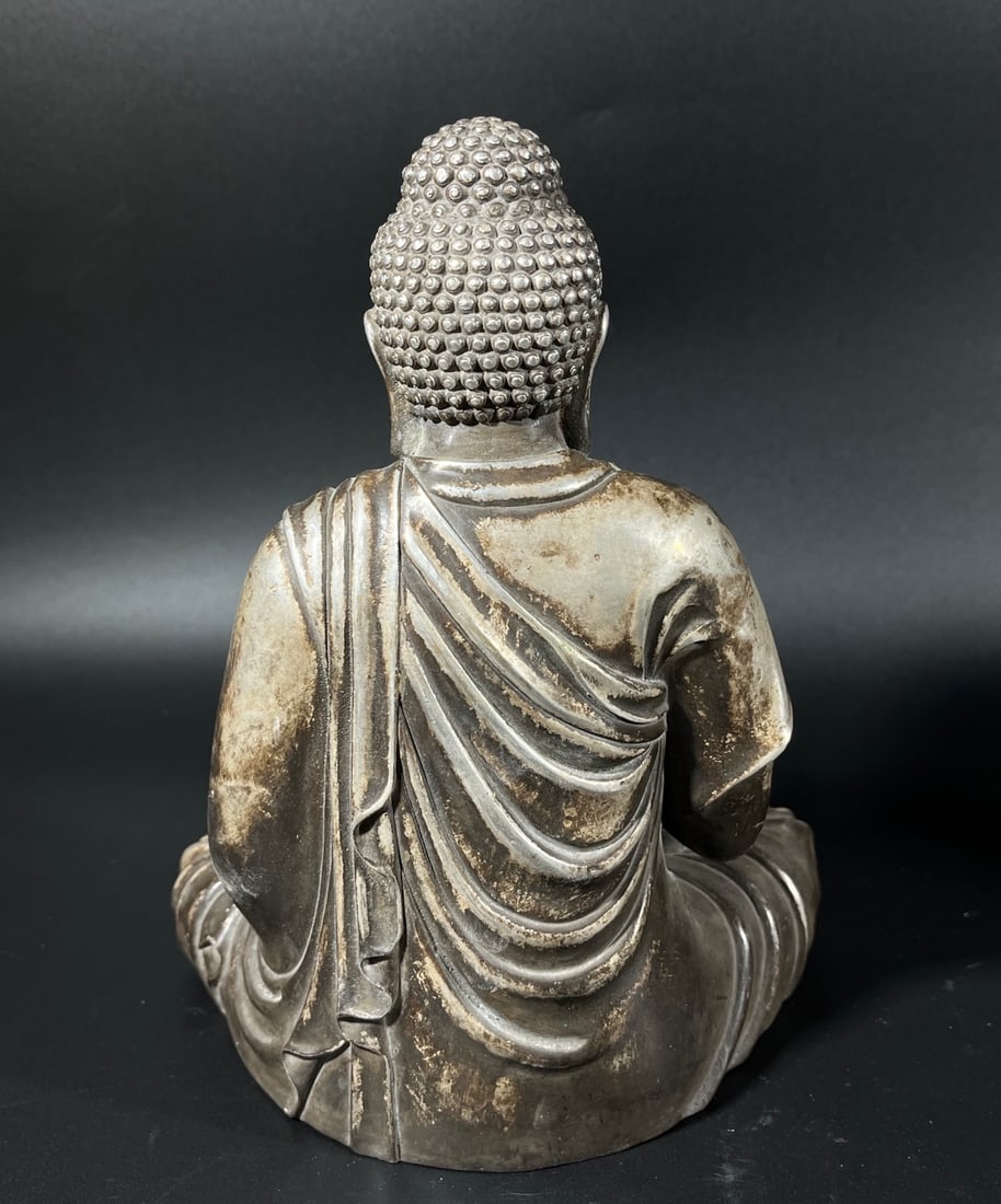 Silver Buddha Statue - 6