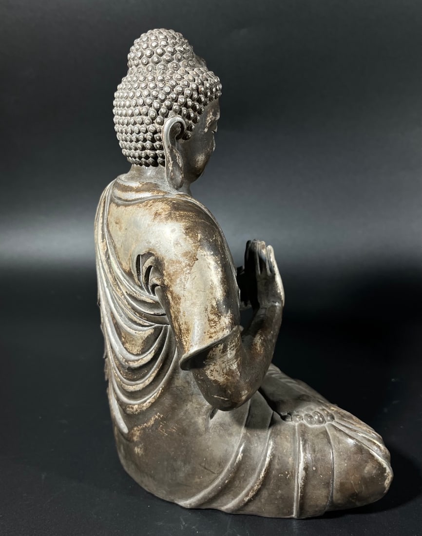 Silver Buddha Statue - 7