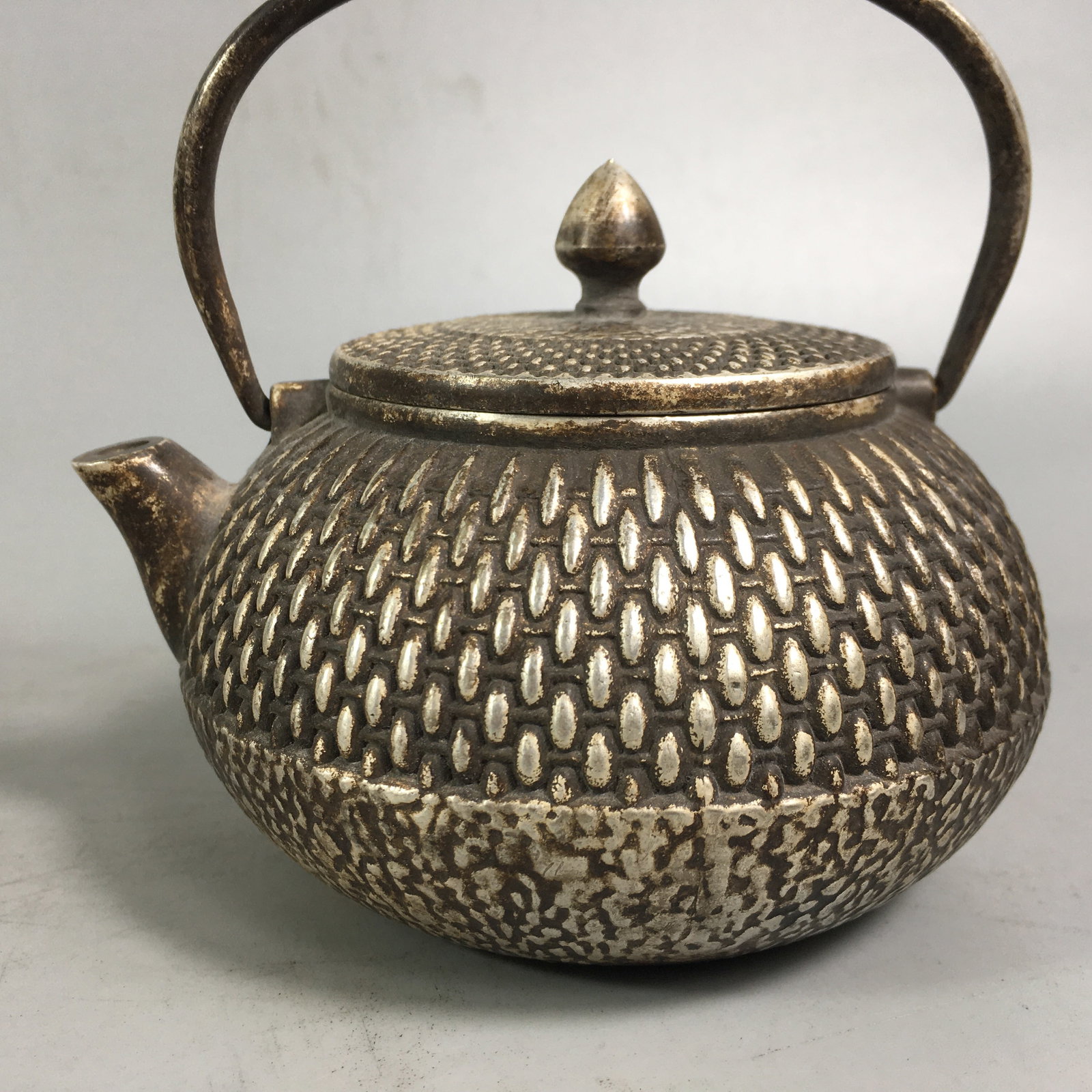 Silver Woven Pattern Pot - 4