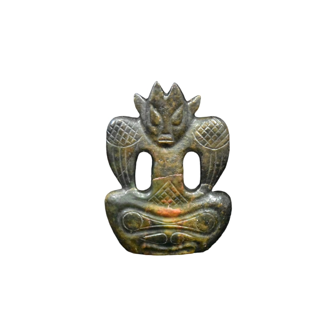 Hetian Jade Noble Figure: This Hetian jade noble figure is exquisitely carved with smooth lines, showcasing the superb craftsmanship of ancient times. The jade is warm and lustrous, with uniform color, making it highly