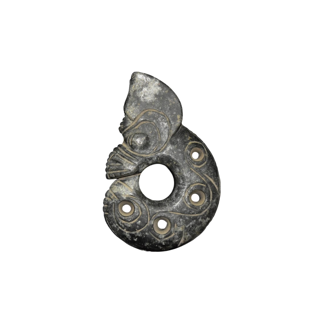 Meteorite Jade Pig Dragon: This meteorite jade pig dragon captivates collectors with its unique material and design. The design of the jade pig dragon is inspired by ancient culture, symbolizing auspiciousness and prosperity.