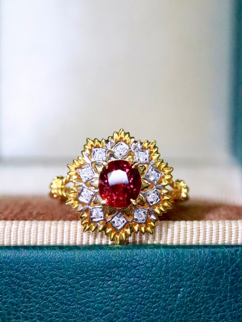 Unheated Ruby Ring - 3
