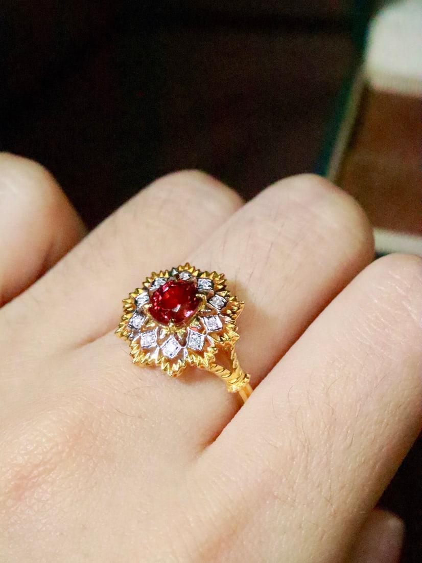 Unheated Ruby Ring - 6