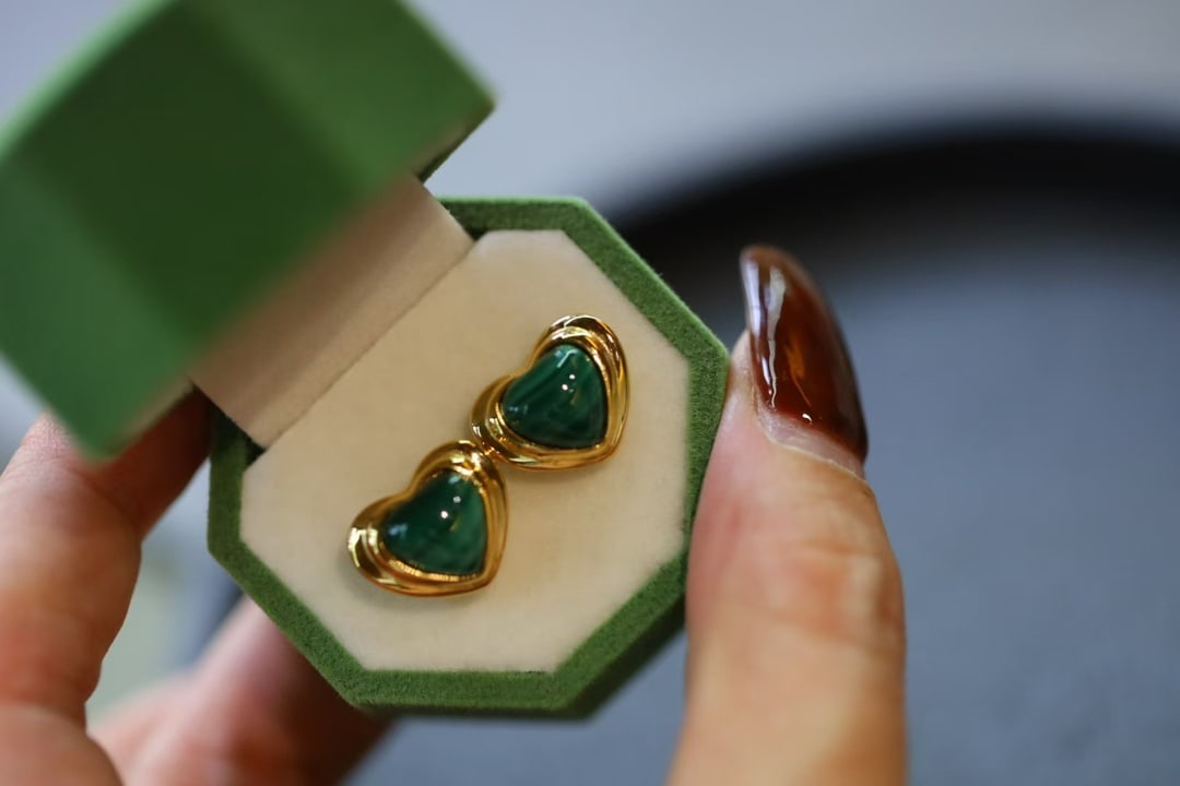 Malachite Earrings - 3